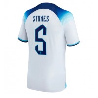 Camisa de time de futebol Inglaterra John Stones #5 Replicas 1º Equipamento Mundo 2022 Manga Curta